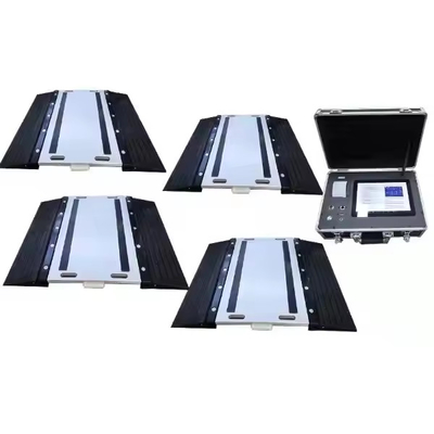 Balances de charge d'essieu portables alimentées par batterie au lithium 12V en courant continu avec écran tactile