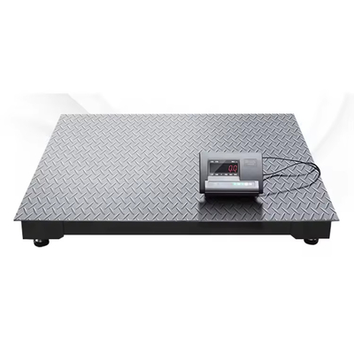 Échelle de sol AC/DC avec plateforme gris/jaune 1,5 m*1,5 m/5000 kg Capacité