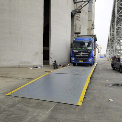 Piste de poids pour véhicules à moteur de 10 à 150 tonnes avec interface RS232 et structure en acier précis