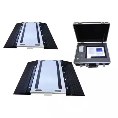 Balances de charge d'essieu portables alimentées par batterie au lithium 12V en courant continu avec écran tactile